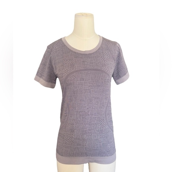 LULULEMON | Swiftly Relaxed Short Sleeve purple Quartz  / Violet Gray Athletic - Picture 4 of 6